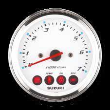 Suzuki Tachometer with Caution System White Face 34200-93J14-000